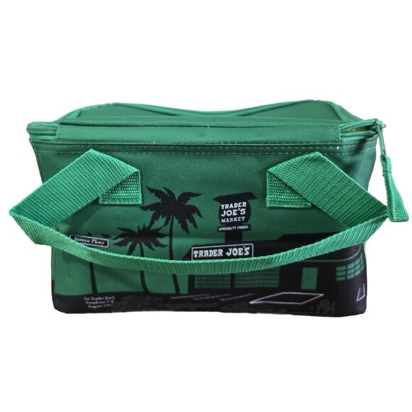 Trader Joe's MINI Insulated Cooler Tote Bag GREEN NWT - Picture 1 of 8
